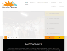 Tablet Screenshot of barefootpower.com